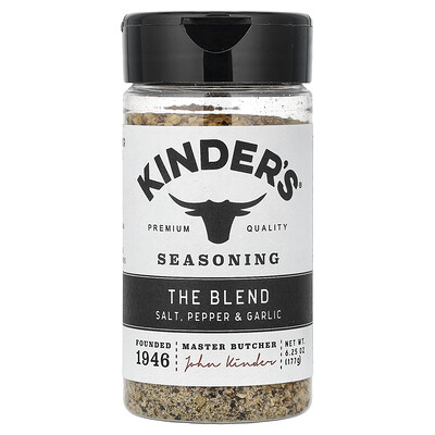 KINDER'S, Condimento, La mezcla, Sal, pimienta y ajo, 177 g (6,25 oz)