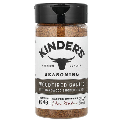 KINDER'S, Condimento, Ajo cocido a la leña, 170 g (6 oz)