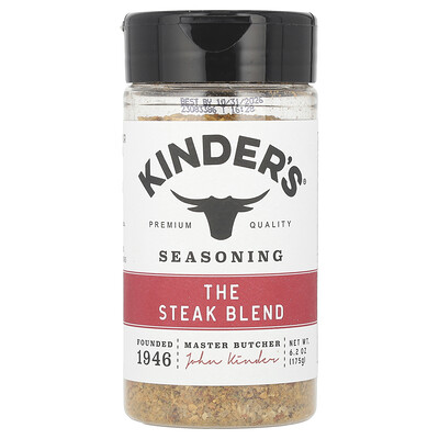 Product Image for KINDER'S, Seasoning, The Steak Blend, 6.2 oz (175 g)