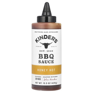 KINDER'S, BBQ Sauce, Honey Hot, 15.5 oz (439 g)
