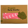 KeaBabies, Organic Burp Cloths, Pink Dreams,  5 Pack
