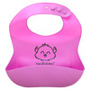 KeaBabies‏, Baby Silicone Bibs, Cotton Candy, 2 Pack