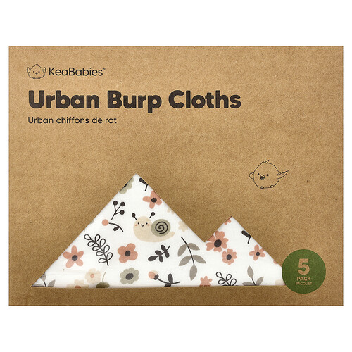 KeaBabies, Urban Spucktücher, 5er-Pack