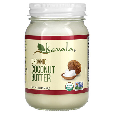 Kevala Органическое кокосовое масло, 16 унций (453 г)