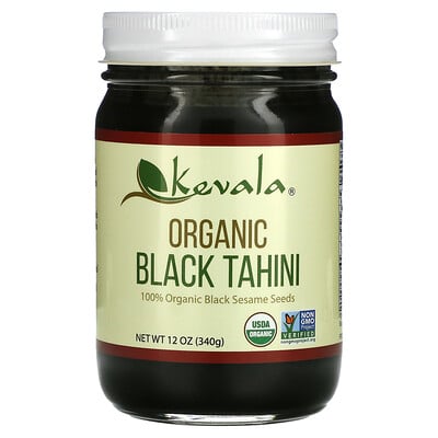 Купить Kevala Паста из органического черного кунжута, 340 г (12 унций)