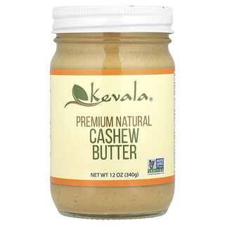 Kevala, Mantequilla de Anacardo Natural Premium, 12 oz (340 g)