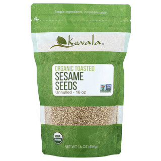Kevala, Bio Toxumlu Susam Toxumlu dəniz məhsulları, Huskonsuz, 16 oz (454 g)