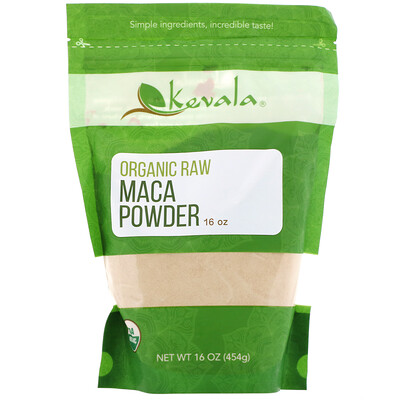 Kevala Organic Raw Maca Powder, 16 oz (454 g)