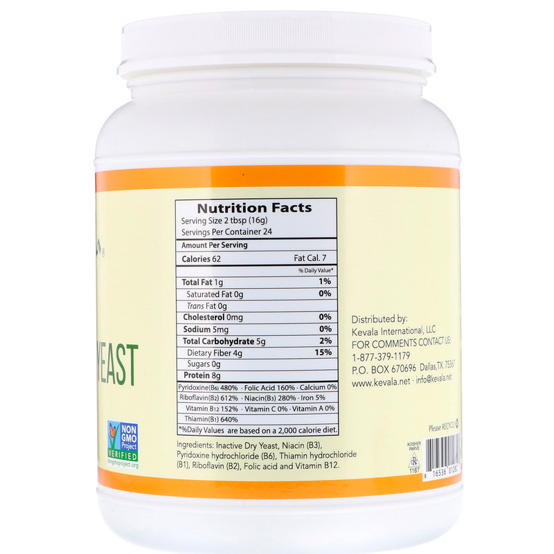 Kevala Premium Nutritional Yeast Large Flake 14 Oz 392 G Iherb 5144