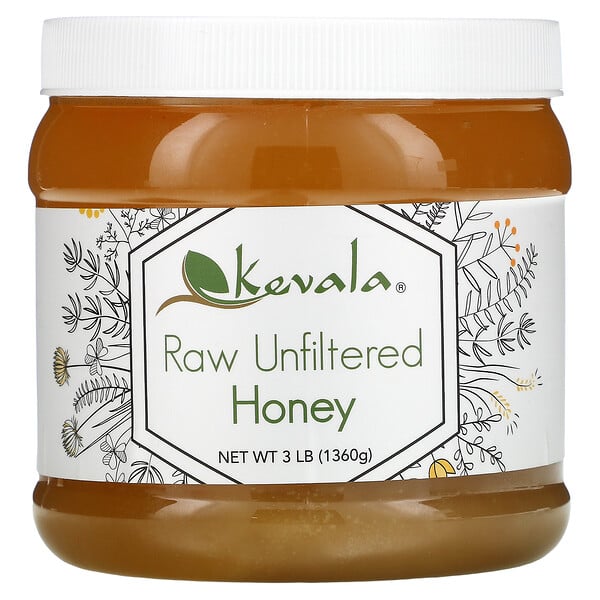 Kevala, Сырой нефильтрованный мед, 3 фунта (1360 г)