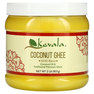Kevala, 椰子酥油，50/50 比例混合，2 磅（907 克）