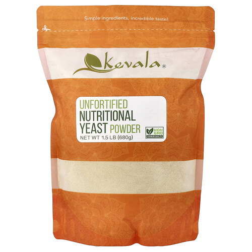 Kevala, Unfortified Nutritional Yeast Powder, 1.5 lb (680 g)
