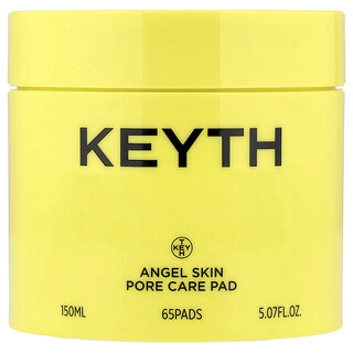 KEYTH, Trued, Almohadillas de ángel para el cuidado de los poros, 65 almohadillas, 150 ml (5,07 oz. líq.)