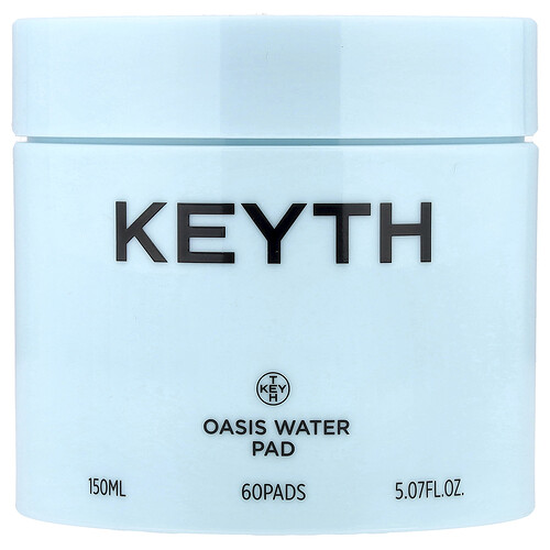 KEYTH, Trued Oasis Water Pad, 60 Pads, 5.07 fl oz (150 ml)