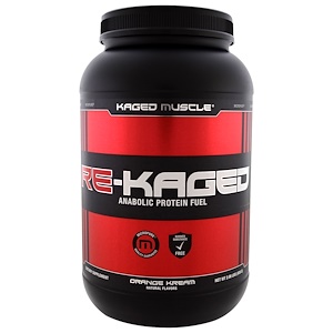 Купить Kaged Muscle, Re-Kaged, протеиновый анаболический стероид, сливки с апельсином, 936 г (2.06 lbs)  на IHerb