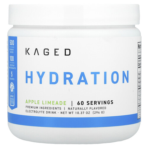 Kaged Hydration, Apple Limeade, 10.37 oz (294 g)