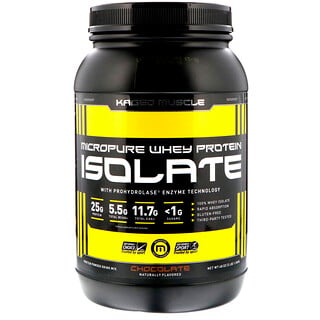 Kaged Muscle, MicroPure Whey Protein Isolate, Chocolate, 3 lbs (1.36 kg)