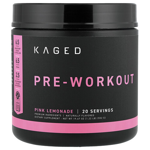 Kaged Pre-Workout, Pink Lemonade, 1.22 lb (552 g)