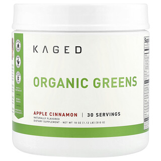 Kaged, Greens, Manzana y canela, 510 g (18 oz)
