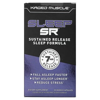 Kaged Muscle, Sleep, Sustained Release Sleep Formula, 30 Veggie Capsules