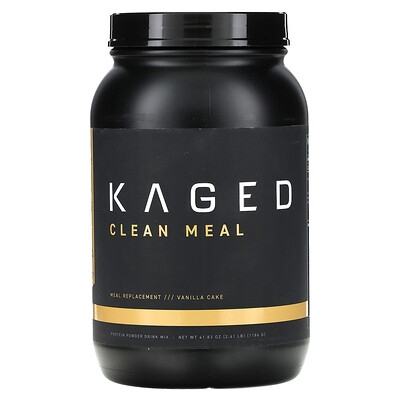 

Kaged Clean Meal, заменитель еды, ванильный торт, 1186 г (2,61 фунта)