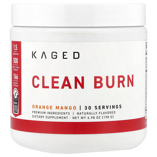Kaged, Clean Burn, Naranja y mango, 198 g (6,98 oz)