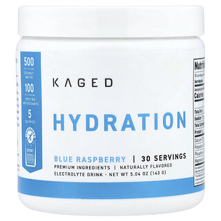 Kaged, Hydration, Blue Raspberry, 5.04 oz (143 g)