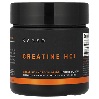 Kaged, Clorhidrato de creatina, Ponche de frutas, 75,23 g (2,65 oz)