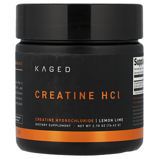 Kaged, Creatine HCl, citroen limoen, 2,7 oz (76,42 g)