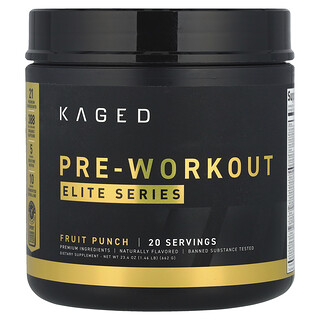 Kaged, Elite Series, Pre-Workout, Fruit Punch, 1.46 lb (662 g)
