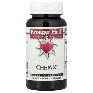 Kroeger Herb Co, Chem X®, 베지 캡슐 100정