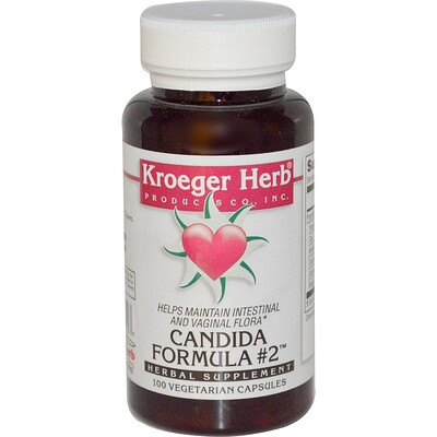 

Candida Formula # 2, 100 вегетарианских капсул