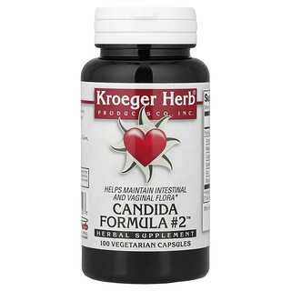 كوغر هرب كو‏, Candida Formula # 2 ™ ، 100 كبسولة نباتية