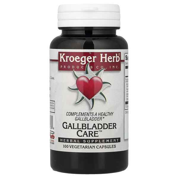 Kroeger Herb Co Gallbladder Care™, 100 Vegetarian Capsules