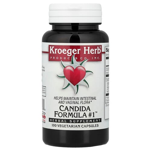Kroeger Herb Co, Candida Formula #1™, 100 Vegetarian Capsules