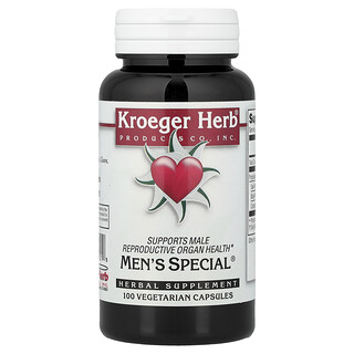 Kroeger Herb Co, Men's Special®, 100 vegetarische capsules