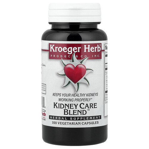Kroeger Herb Co, Kidney Care Blend™, 100 pflanzliche Kapseln