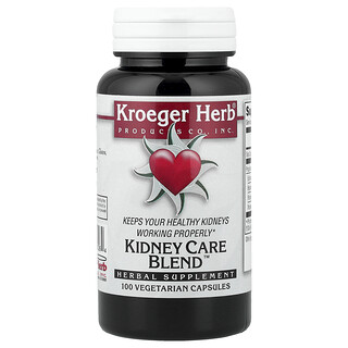 Kroeger Herb Co, 腎臟護理混合配方™，100 粒素食膠囊