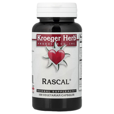 Product Image for Kroeger Herb Co, Rascal , 100 Vegetarian Capsules