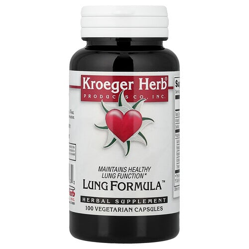 Kroeger Herb Co, Lung Formula™, 100 Vegetarian Capsules
