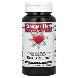 Kroeger Herb Co, Sinus Blend, 100 Vegetarian Capsules