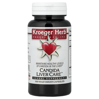 Kroeger Herb Co, Candida Liver Care™, 100 vegetarische capsules
