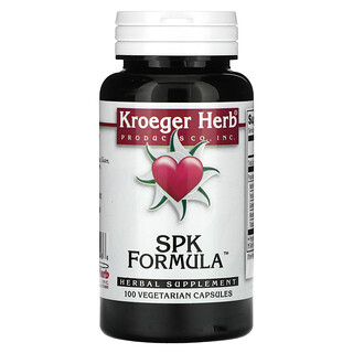 Kroeger Herb Co, Fórmula SPK`` 100 cápsulas vegetales
