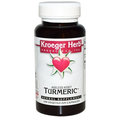 Kroeger Herb Co Turmeric, 100 растительных капсул