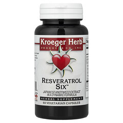 Resveratrol Six™, 60 вегетаріанських капсул
