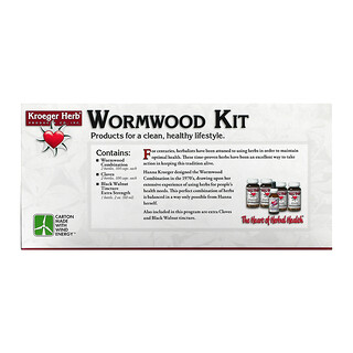 Kroeger Herb Co, Wormwood Kit, 5 Botellas