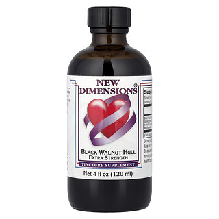 Kroeger Herb Co, New Dimensions®, Écale de noix noire, 120 ml