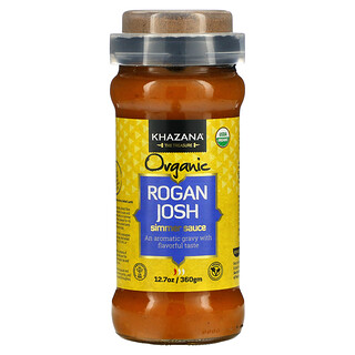 Khazana, Organic Rogan Josh Simmer Sauce, 12.7 oz (360 g)