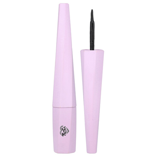 KimChi Chic Beauty, stageproofliquidliner®, 02filzpinsel, „Blackest Black“, 3 ml (0,1 fl. oz.)