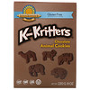 Kinnikinnick Foods, KinniKritters, шоколадное печенье в форме животных, 8 унций (220 г)